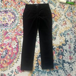 Chaps stretch velvet pants